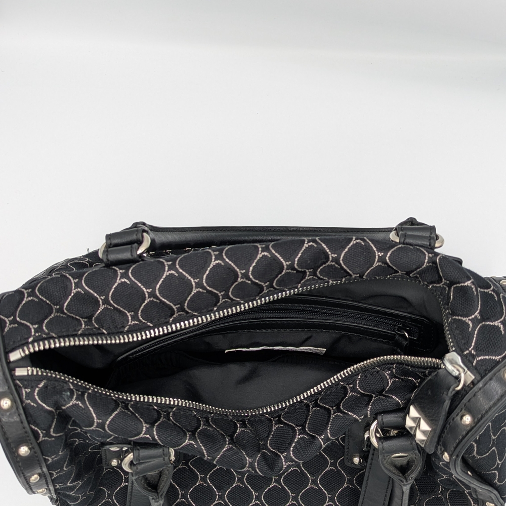 Nine West Black & Silver Patterned Handbag - Picture 2 of 11